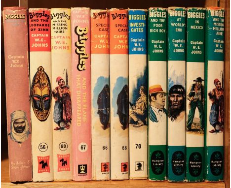Johns (W. E.) Biggles Works it Out, 1951; Biggles and the Leopards of Zinn, 1960; Biggles and the Missing Millionaire, 1961; 