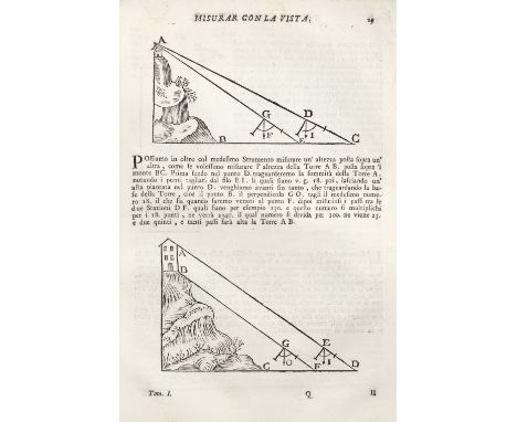 Galilei (Galileo). Opere ... divise in quattro tomi in questa nuova edizione accresciute di molte cose inedite, 4 volumes, Pa