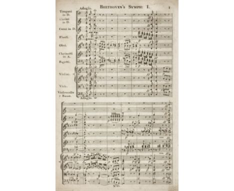 Beethoven (Ludwig van). [Symphony no. 2 in D Major, Op. 36, issued as:] A Compleat Collection of Haydn, Mozart, and Beethoven