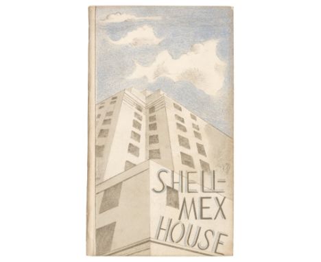 [Nash, Paul, illustrator]. Shell-Max House, 1st edition, Curwen Press, 1933, 37 pp., half-tone illustrations, colour floor pl