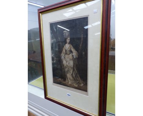 A PRINT OF A LADY AFTER JOSHUA REYNOLDS