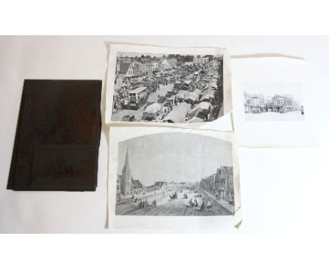 3 early 20th century copper photogravure printing plates