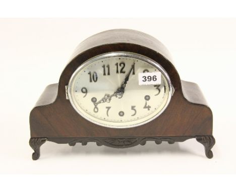 An elegant chiming mantle clock