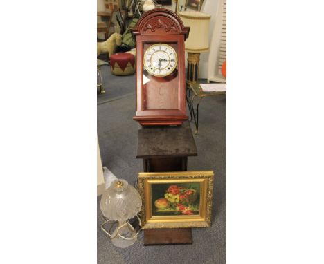 A standard lamp and other items