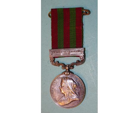 India General Service Medal 1895-1902, one clasp, Relief of Chitral 1895, awarded to 3987 Pte T Yarrington, 1st Bn Bedford Re