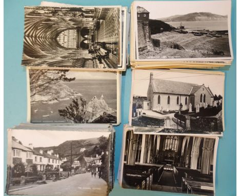 Approximately 350 unused RP postcards of Devon and Cornwall by Chapman &amp; Sons (x5), M and L (x137), Valentines (x43), Sal