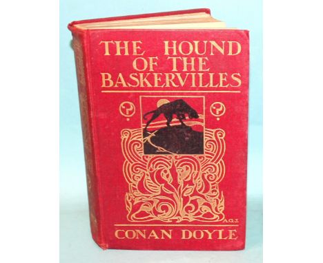 Conan Doyle (AGJ), The Hound of the Baskervilles, first edition, frontis and fifteen plates by Sidney Paget, with 'you' inste