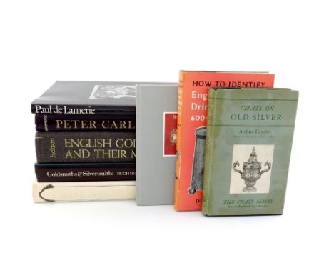 A quantity of silver-related reference books, comprising: Penzer, N. M., Paul Storr 1771-1844 Silversmith and Goldsmith, 1954