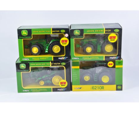 Britains Farm 1/32 Tractor Selection including JD 7930, JD8430T, JD6210R plus JD7920. M in E Boxes. (4)