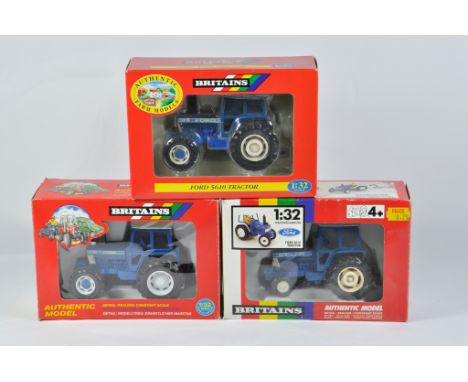Scarce Britains Based 1/32 Tractor selection including Ford TW15, Ford 7710 and Ford 6610 2WD. Models are all one offs / uniq