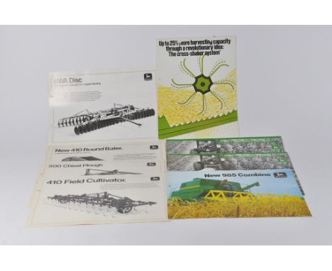 Selection of Tractor and Machinery Literature including John Deere items. (8)
