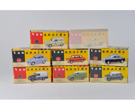 Collection of Vanguards Vintage Vehicles. All M and still with original shipping boxes. (8)