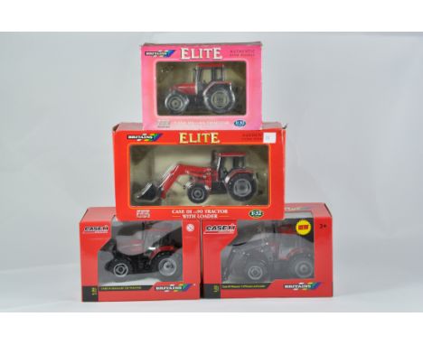 Britains Farm 1/32 Tractor Implement Selection including Case CX80, Case CX90 with Loader, Case Maxxum 125 plus Case Maxxum 1