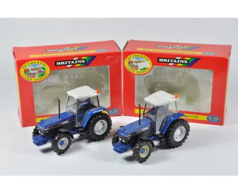 Britains Farm 1/32 Tractor / Implement Selection including Ford 7840 Tractor and Ford 8340. M in E Boxes. (2)