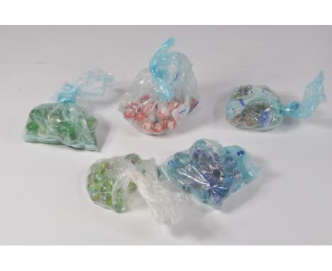 Collection of Vintage Marbles. Various sorts. Bagged into order. (qtY)