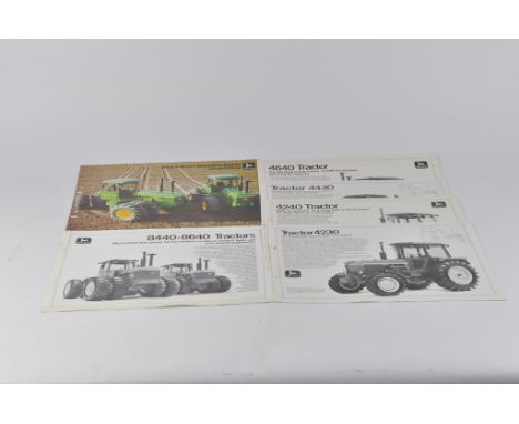 Selection of Tractor and Machinery Literature including John Deere items. (6)