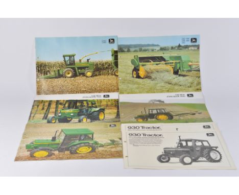 Selection of Tractor and Machinery Literature including John Deere items. (8)