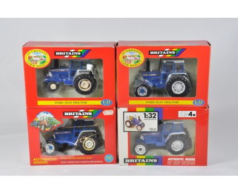 Britains Farm based 1/32 Tractor Selection including Ford 7610 2WD, Ford 7810 4WD, Ford 7610 and Ford 5610. Models are all on