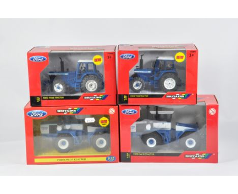Britains Farm 1/32 Tractor Implement Selection including Ford TW30, Ford TW20, Ford FW30 and Ford FW60. M in E Boxes. (4)