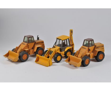 NZG 1/50 scale Case W20C x2 plus Joal JCB. All E to NM. (3)