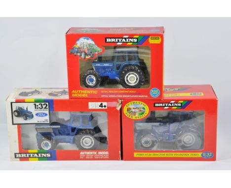 Scarce Britains Based 1/32 Tractor Selection including Ford 8210, Ford TW25 plus Ford TW35. Models are all one offs / unique 