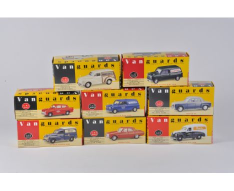 Collection of Vanguards Vintage Vehicles. All M and still with original shipping boxes. (8)