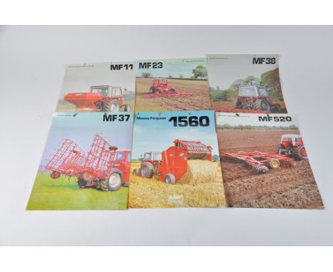 Selection of Tractor and Machinery Literature including Massey Ferguson items. (6)