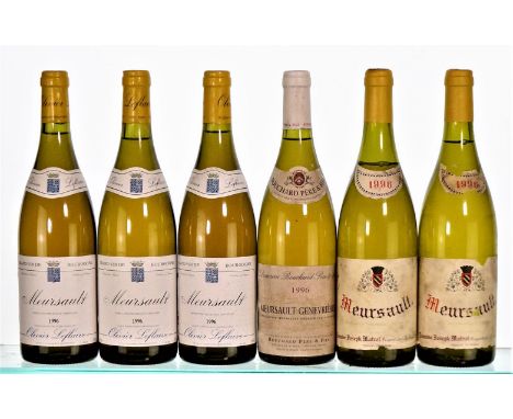 1996 MeursaultDomaine Oliver Leflaive3x75cl1996  MeursaultDomaine Matrot2x75cl1996 Meursault Les GenevrieresDomaine Bouchard 
