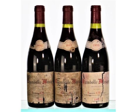 1993 Chambolle MusignyDomaine RoumierDamaged Labels3x75cl These wines have all been stored since first release in a deep cell