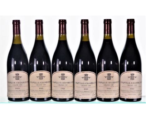 1988 Chapelle Chambertin, Grand CruDomaine Trapet6x75clStored in temperature controlled cellars since first release.  Initial