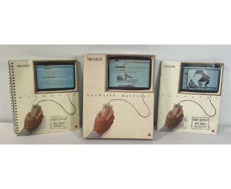 APPLE COMPUTERS MEMORABILIA - A copy of Apple Macintosh Macwrite / MacPaint (1984) complete with instruction and installation