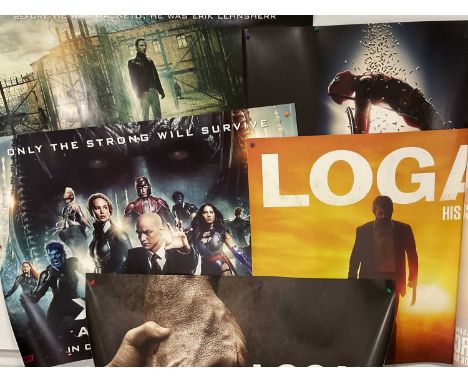 SUPERHERO MOVIE POSTERS - A group of X-Men related British Quad movie posters including X-MEN: FIRST CLASS (2011) Magneto Tea