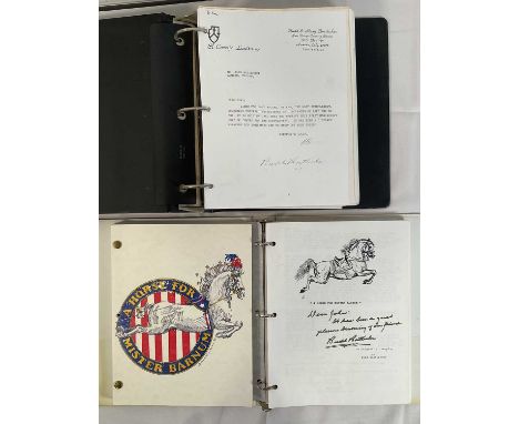 A group of autographed screenplays signed by BUDD BOETTICHER including 2 copies of A HORSE FOR MISTER BARNUM which was a movi