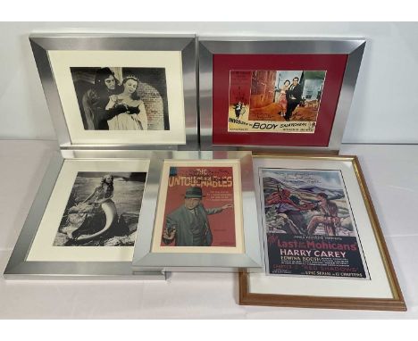 A collection of Hollywood autographs on mixed media framed in frames with glass glaze including INVASION OF THE BODY SNATCHER
