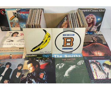 VINYL - A collection of mixed LP' albums including KATE BUSH, ADAM AND THE ANTS, THE SMITHS, PETER FRAMPTON, MICHAEL JACKSON,