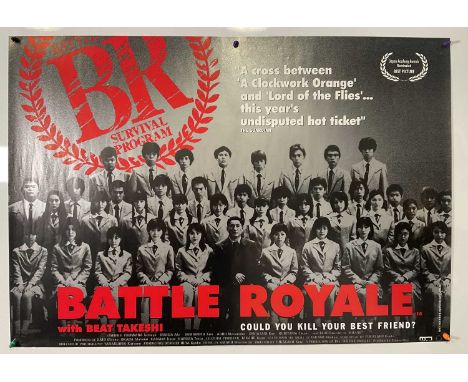BATTLE ROYALE (2001) - First Release - UK Quad Film Poster (28" x 40" - 71 x 101.5 cm) - printed under sized and has not been