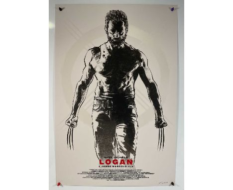 ALTERNATIVE MOVIE POSTERS - LOGAN (2017) by YVAN QUINET artist proof limited edition print 24/25, signed in pencil, approx 92
