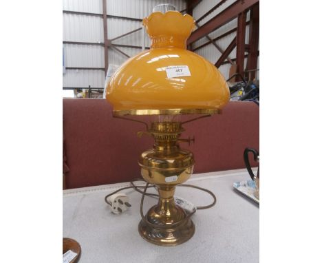 electric lamp in the style of an oil lamp