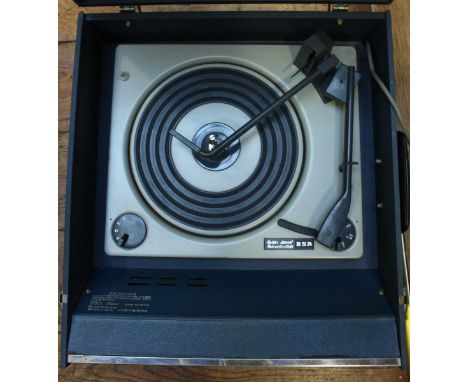 A Decca Capri travelling record player.