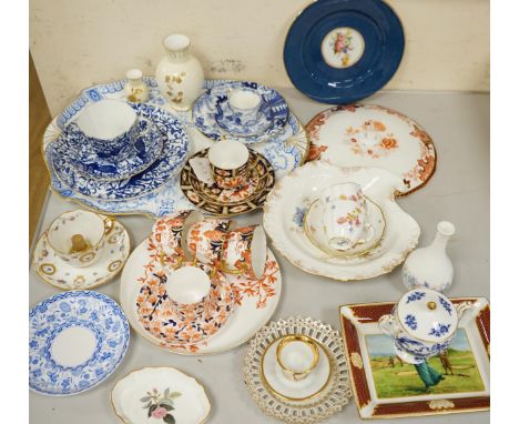A group of Royal Crown Derby, Worcester, Wedgwood and other  ceramics