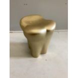 A Philippe Starck 'The Tooth' stool, width 36cm, depth 32cm, height 41cm
