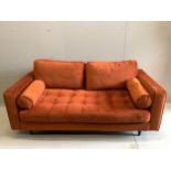 A Made.Com. Contemporary sofa, width 190cm, depth 95cm, height 84cm