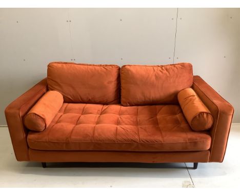 A Made.Com. Contemporary sofa, width 190cm, depth 95cm, height 84cm