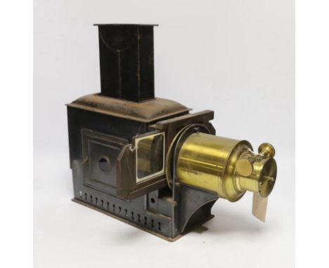 A magic lantern slide projector