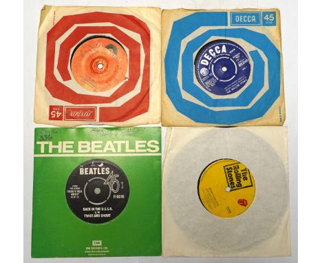 Two Tamla Motown demo 7” singles; Michael Jackson; Got To Be There, and Jr. Walker &amp; the All Stars; Take Me Girl, both wi