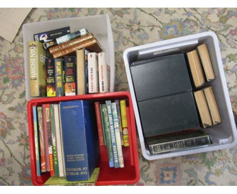 3 boxes of books inc Readers digest stories, vintage annuals etc