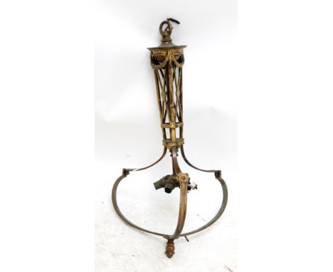 A gilt metal light fitting.