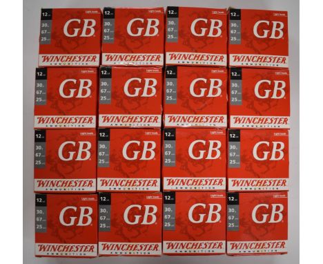 Four-hundred Winchester GB 12 bore shotgun cartridges, all in original boxes.&nbsp;&nbsp;PLEASE NOTE THAT A VALID RELEVANT FI