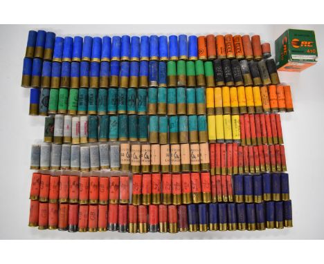 Two-hundred-and-twenty-one mainly 12 bore shotgun cartridges including collectable paper cased examples, Page-Wood, Eley, Vic