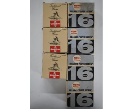 One-hundred-and-seventy-five 16 bore shotgun cartridges comprising 100 Holland's Super Sixteen and 75 Gamebore Traditional Ga